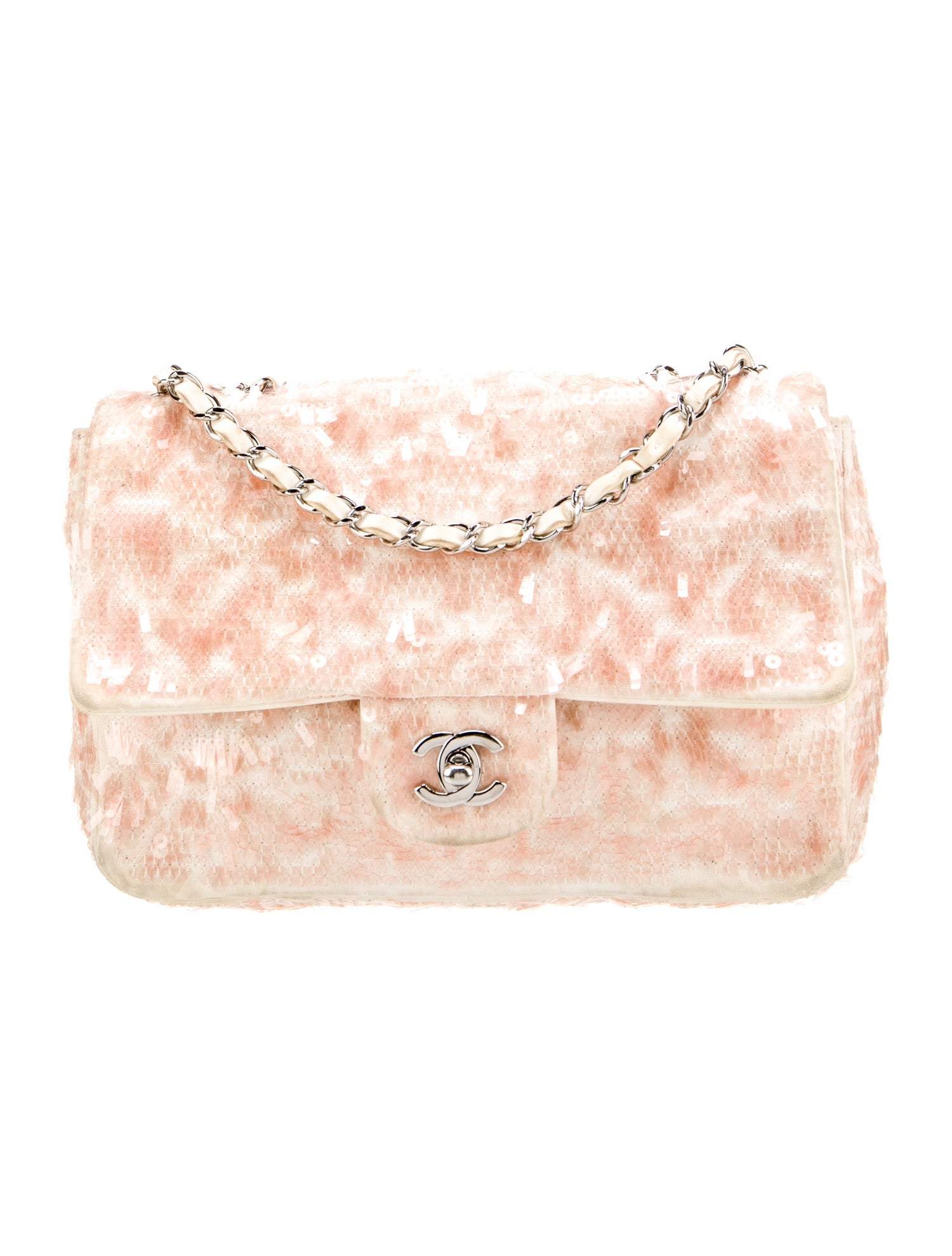 Chanel Medium Sequin Single Flap Bag