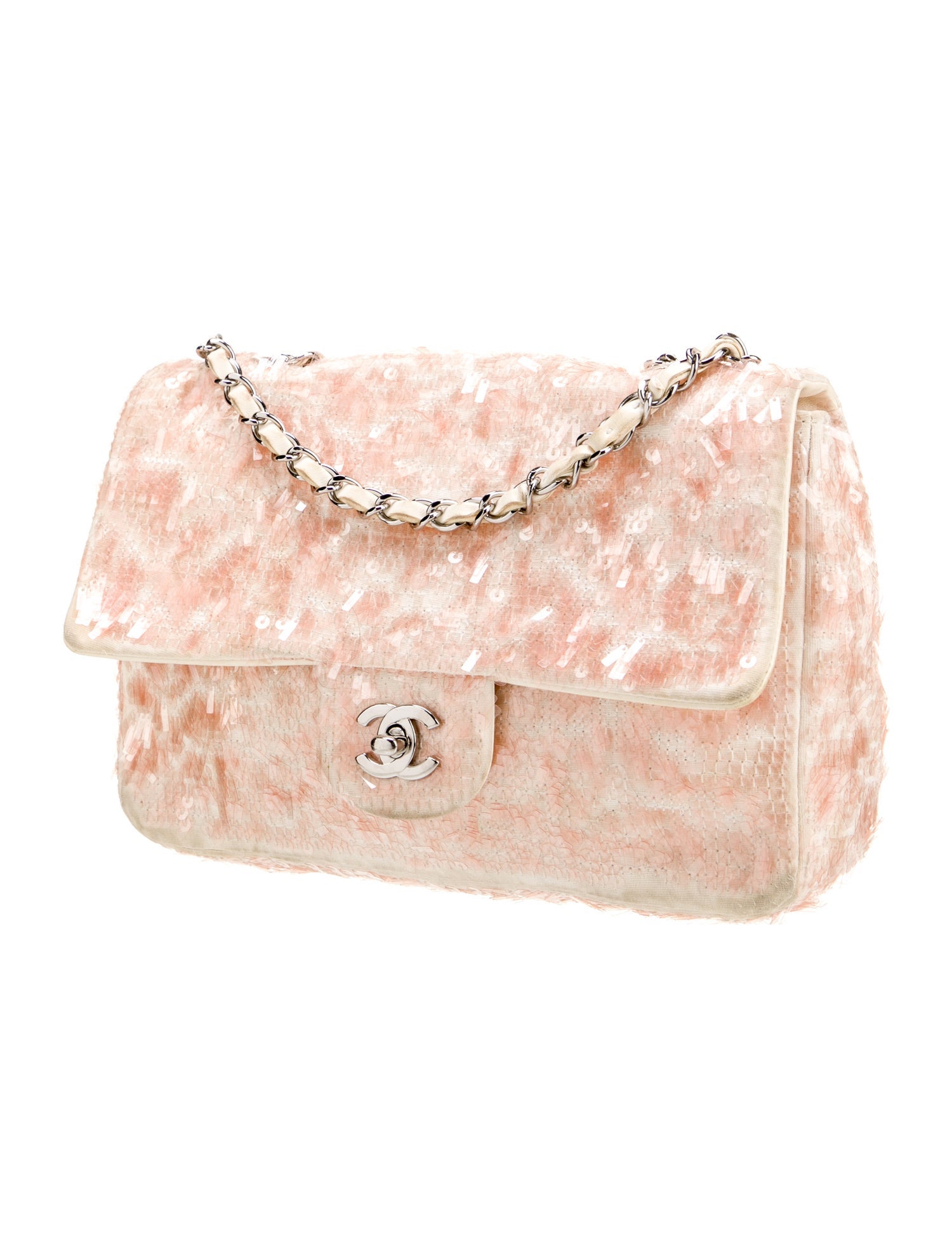 Chanel Medium Sequin Single Flap Bag
