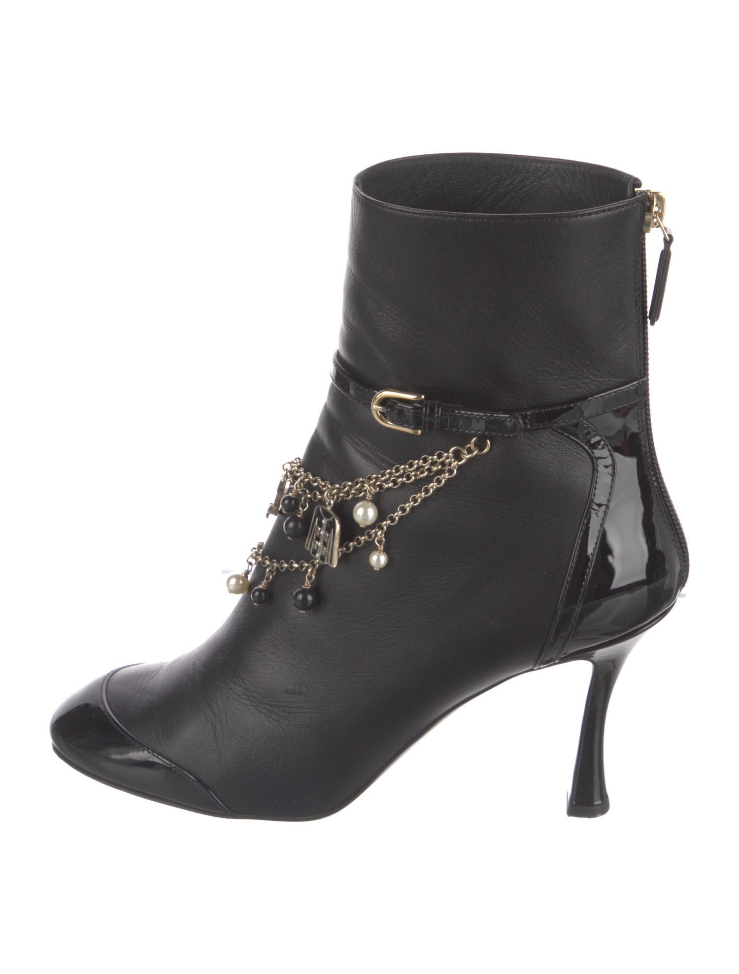 Chanel 2020 Interlocking CC Logo Boots