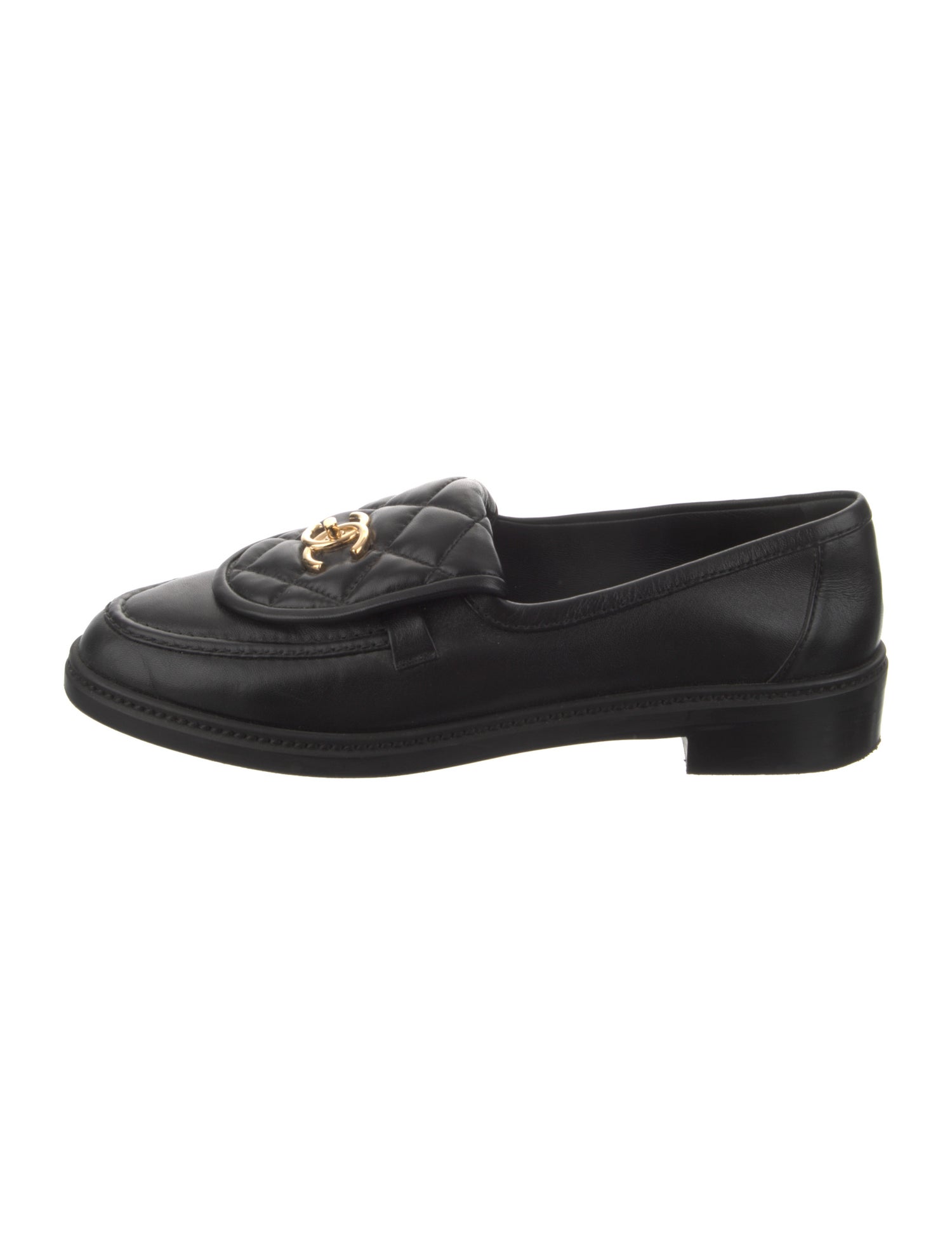 Chanel 2024 Interlocking CC Logo Loafers