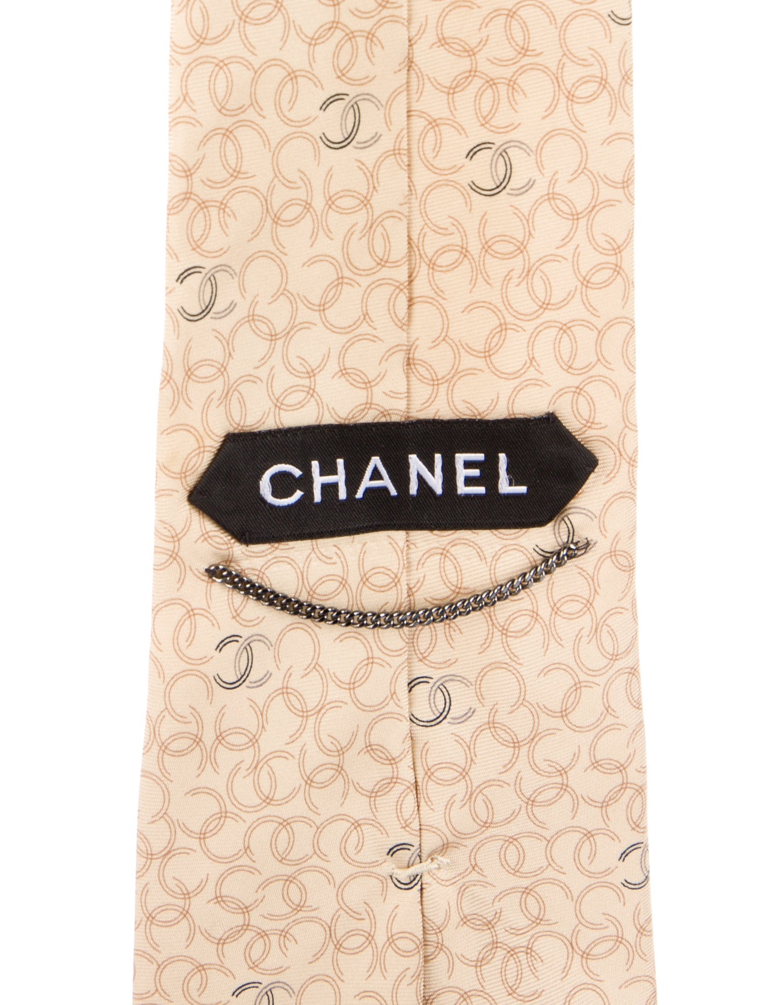 Chanel CC Silk Tie