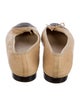 Chanel Interlocking CC Logo Lambskin Ballet Flats