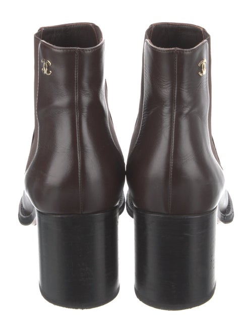 Chanel 2017 Interlocking CC Logo Chelsea Boots