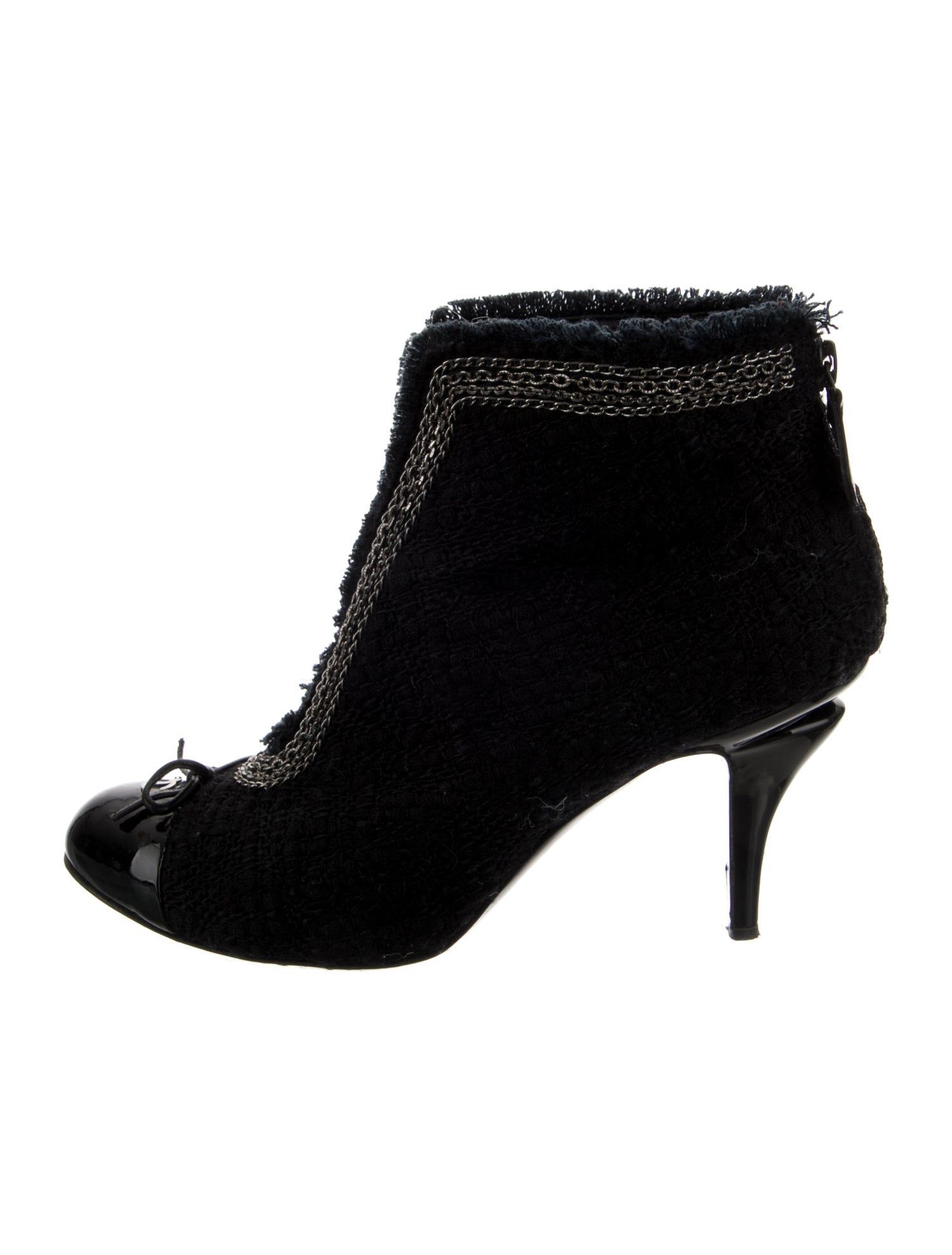 Chanel Vintage 2009 Lace-Up Boots