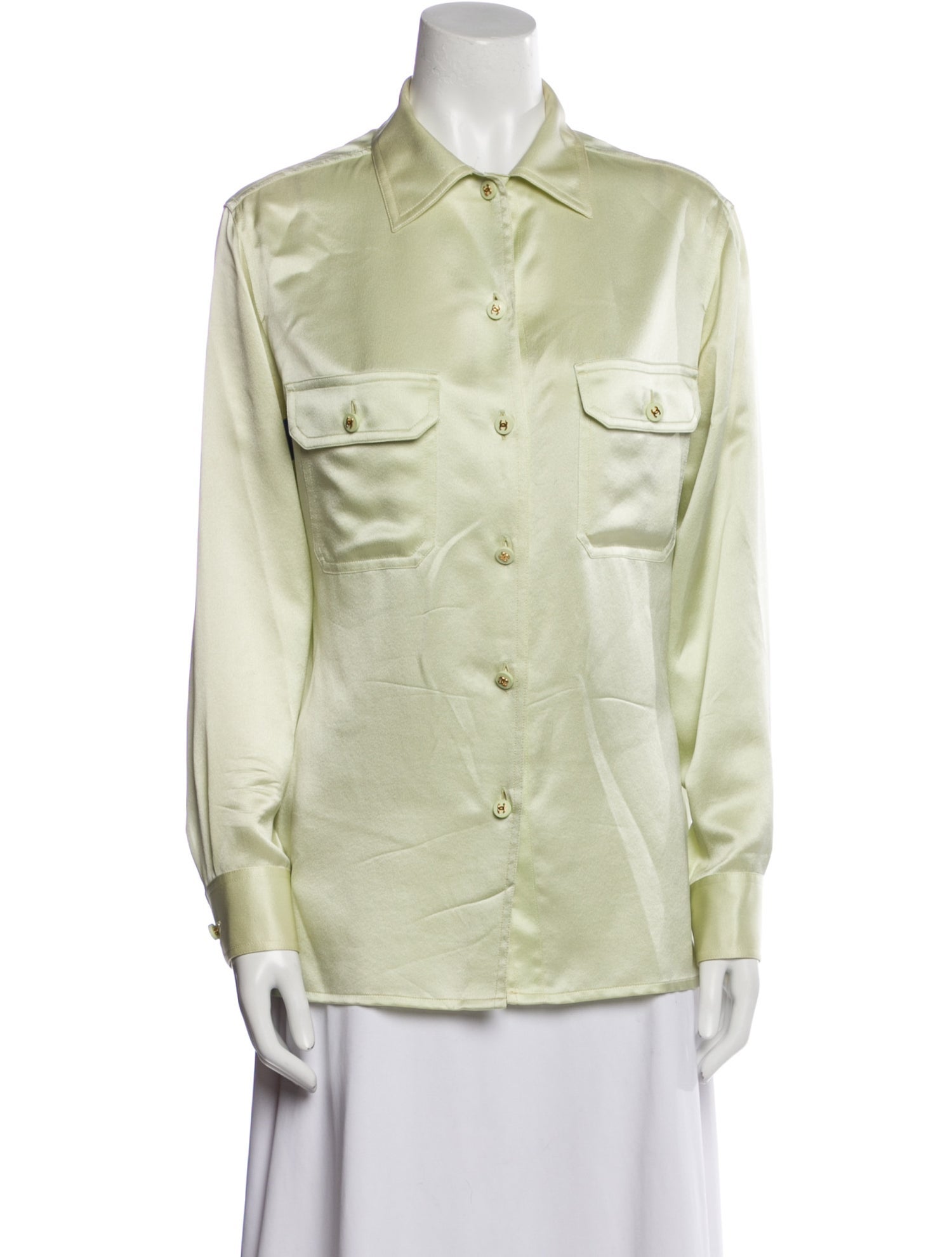 Chanel Vintage 1997 Button-Up Top