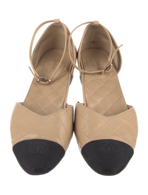 Chanel 2020 Interlocking CC Logo D'Orsay Flats