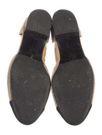 Chanel 2020 Interlocking CC Logo D'Orsay Flats