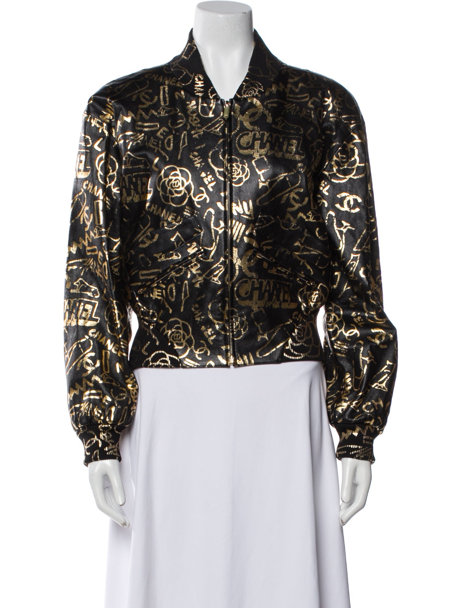 Chanel 2019 Paris-New York Bomber Jacket w/ Tags