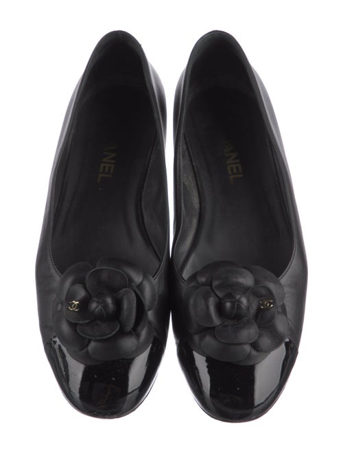 Chanel 2024 Interlocking CC Logo Ballet Flats