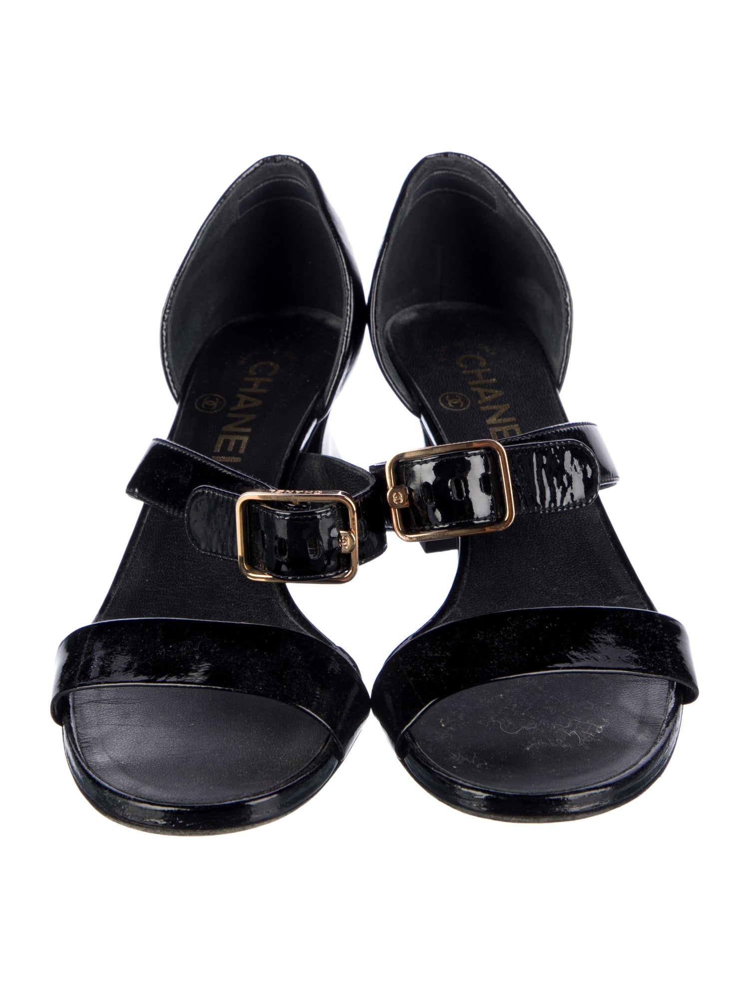 Chanel 2022 Interlocking CC Logo Sandals