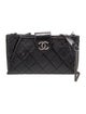 Chanel 2014 Coco Pleats Clutch w/ Chain