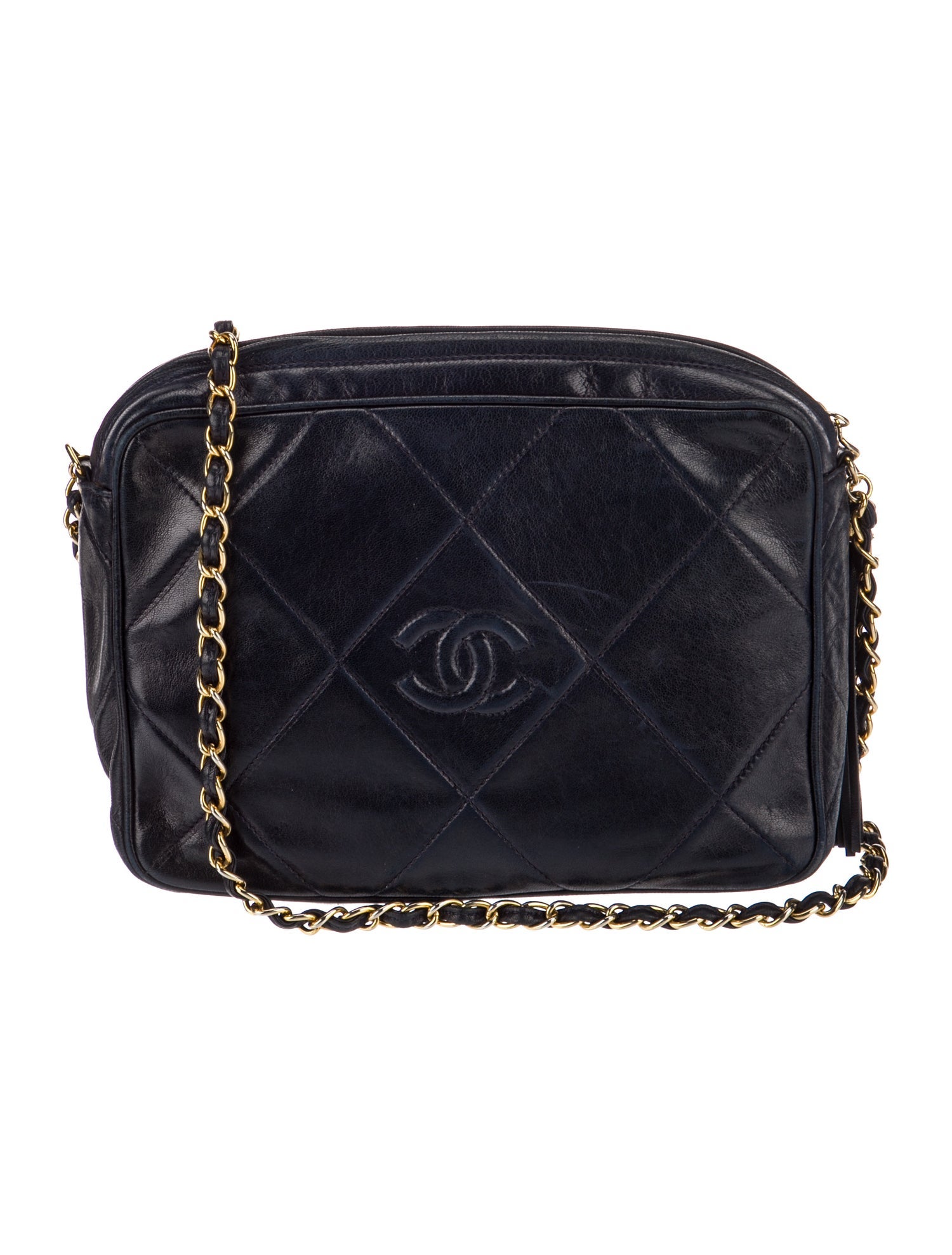 Chanel Quilted CC Tassel Camera Bag