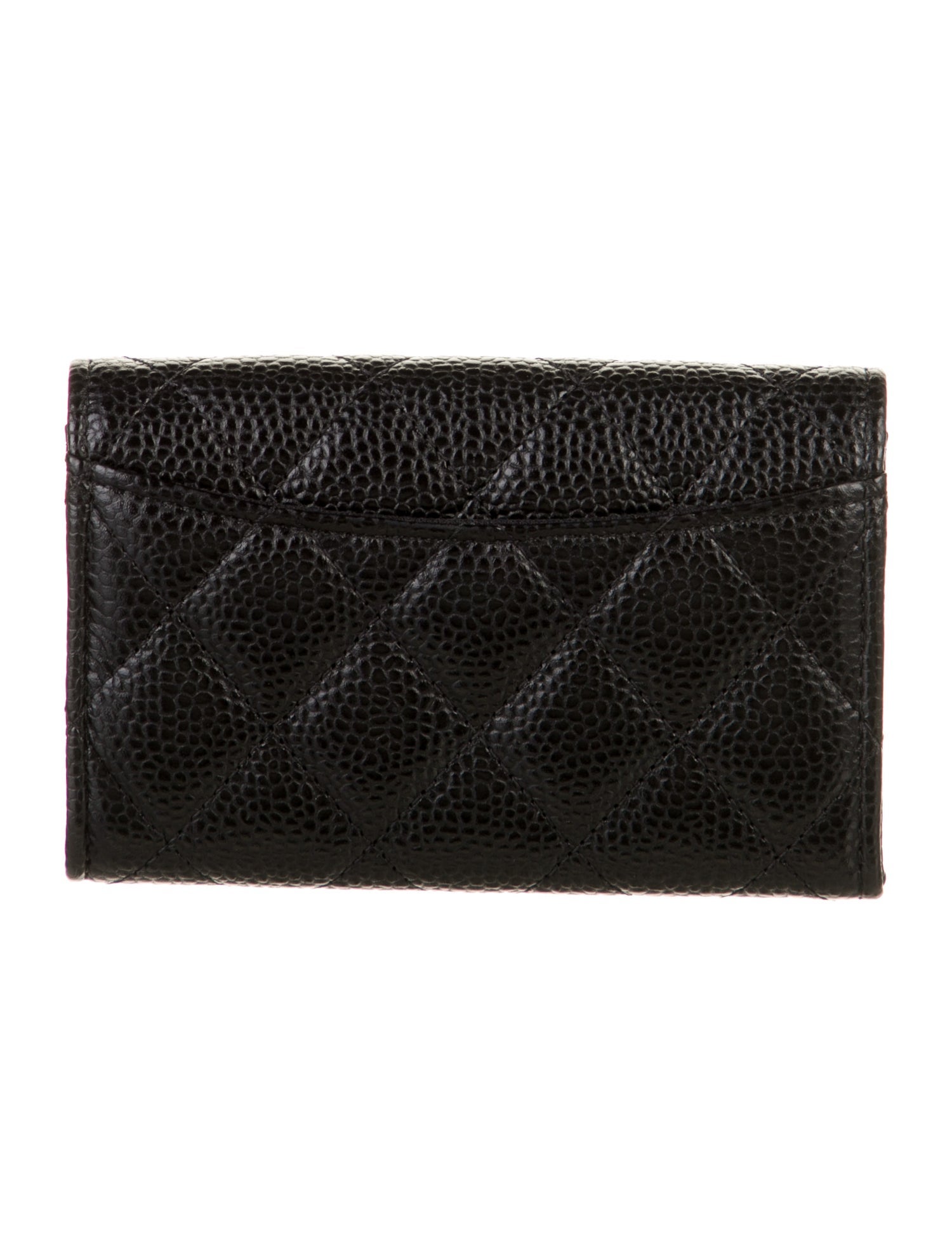 Chanel Interlocking CC Logo Compact Wallet