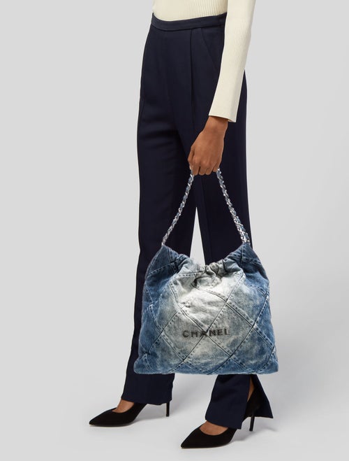 Chanel Denim 22 Hobo