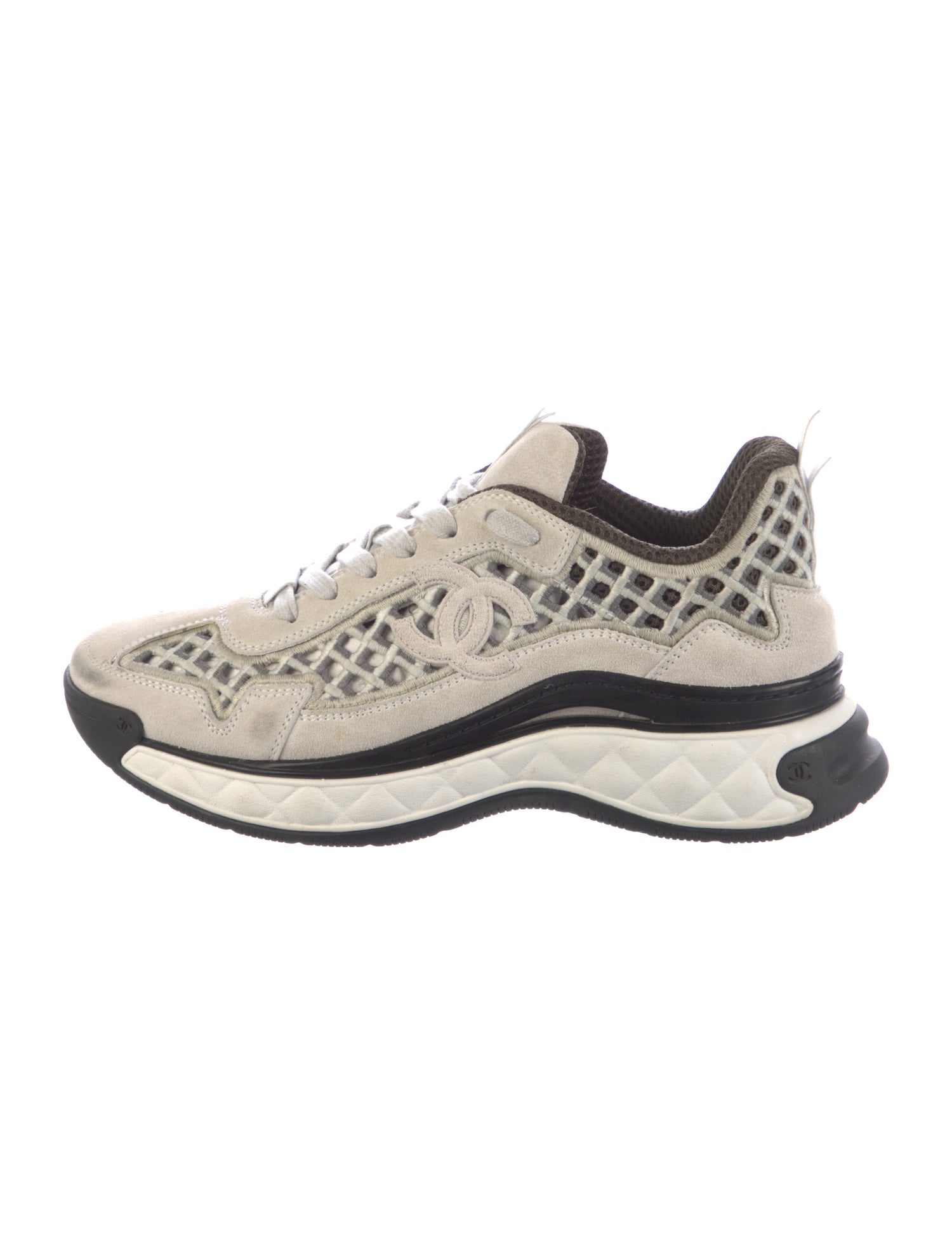 Chanel 2021 Interlocking CC Logo Sneakers