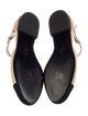 Chanel Interlocking CC Logo Lambskin D'Orsay Flats