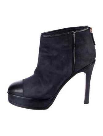 Chanel 2013 Interlocking CC Logo Boots