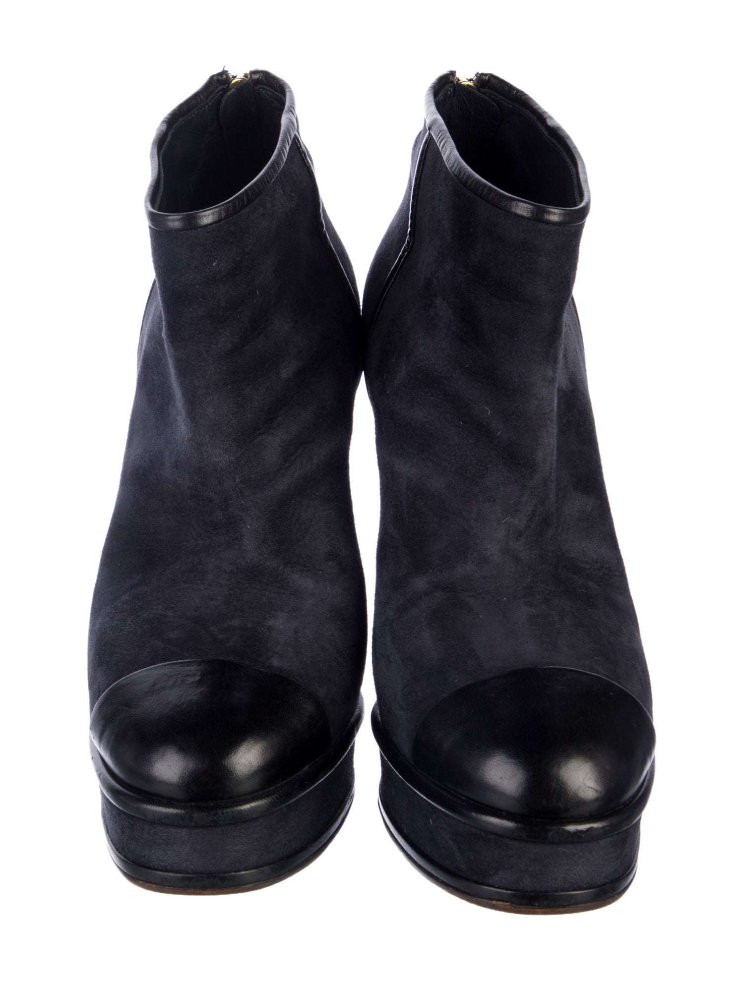 Chanel 2013 Interlocking CC Logo Boots