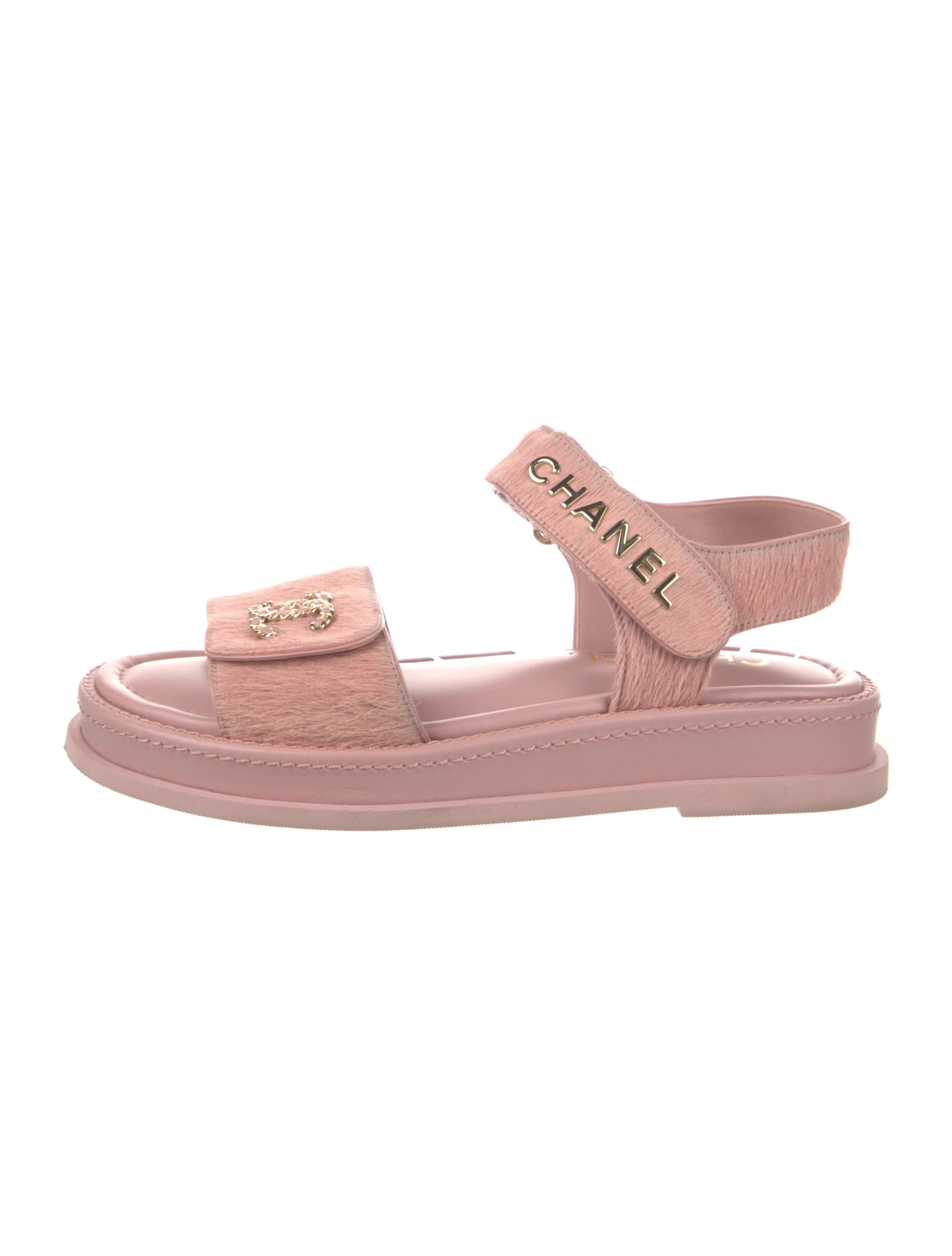Chanel 2024 Interlocking CC Logo Sandals