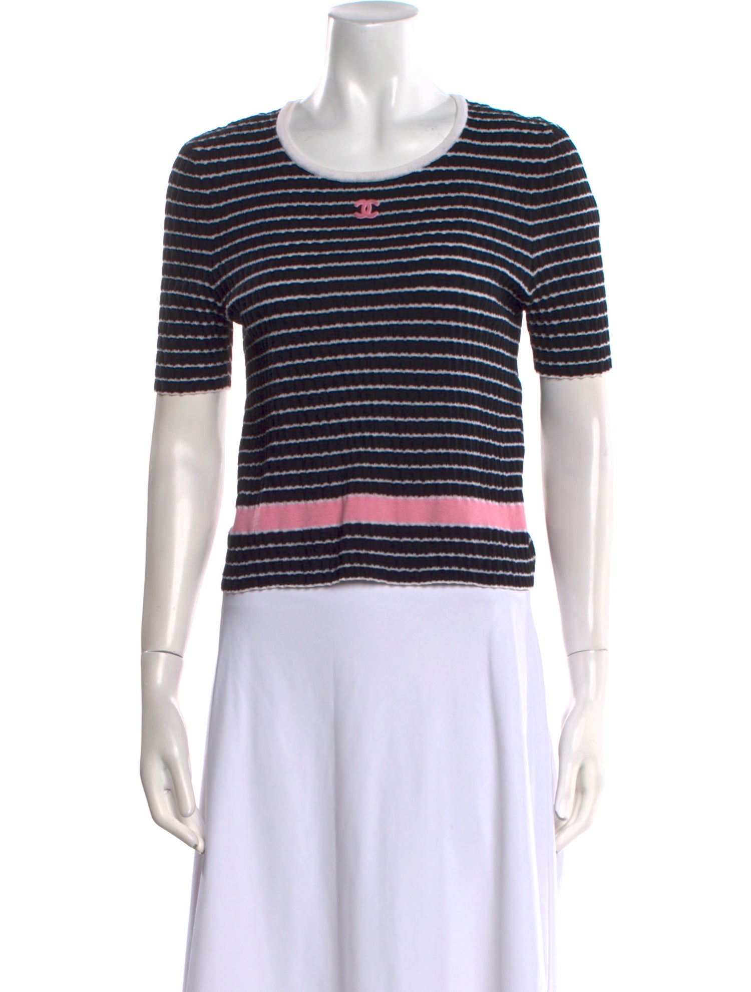 Chanel 2024 Striped T-Shirt