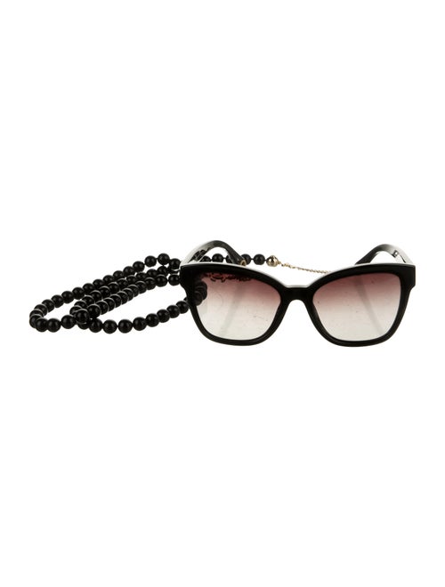Chanel Interlocking CC Logo Cat-Eye Sunglasses