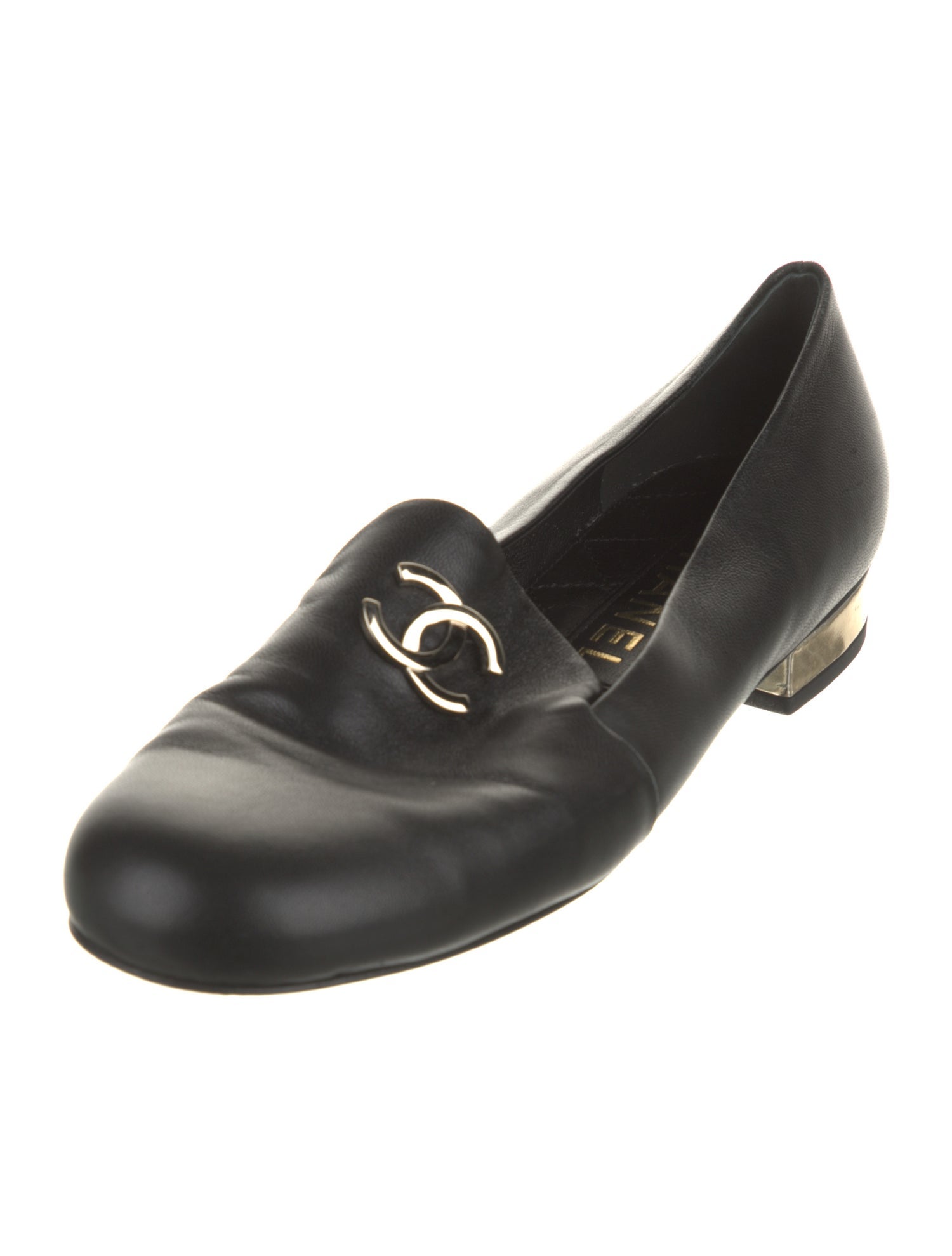 Chanel 2023 Interlocking CC Logo Loafers