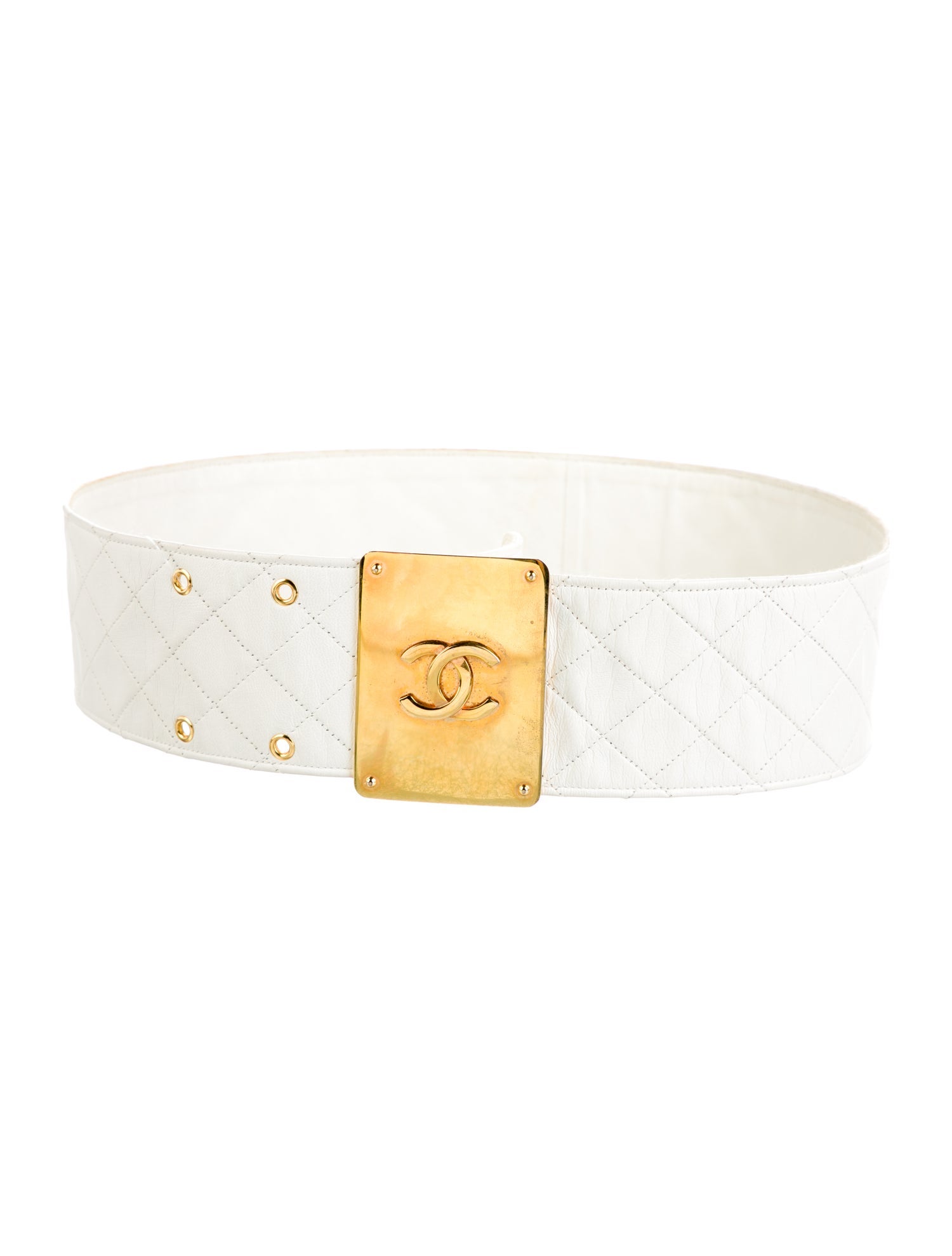Chanel Wide Leather Belt