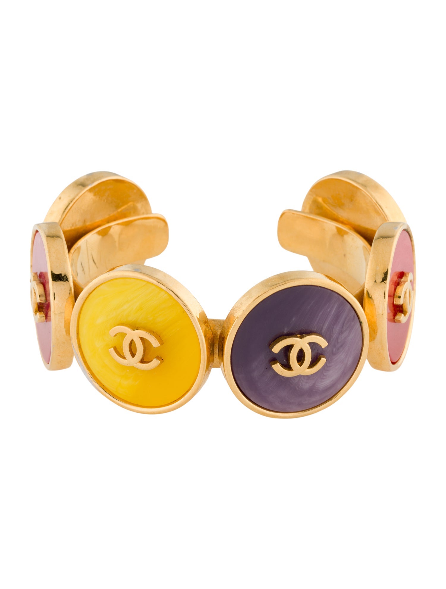 Chanel Vintage Resin CC Cuff