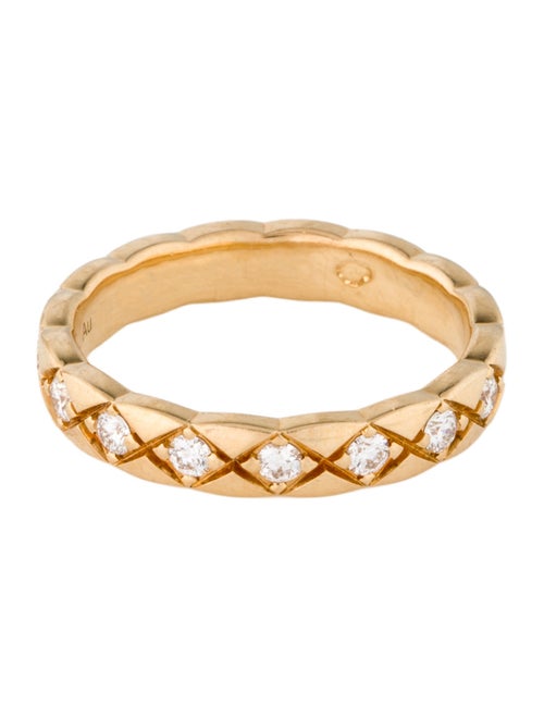 Chanel 18K Diamond Coco Crush Ring