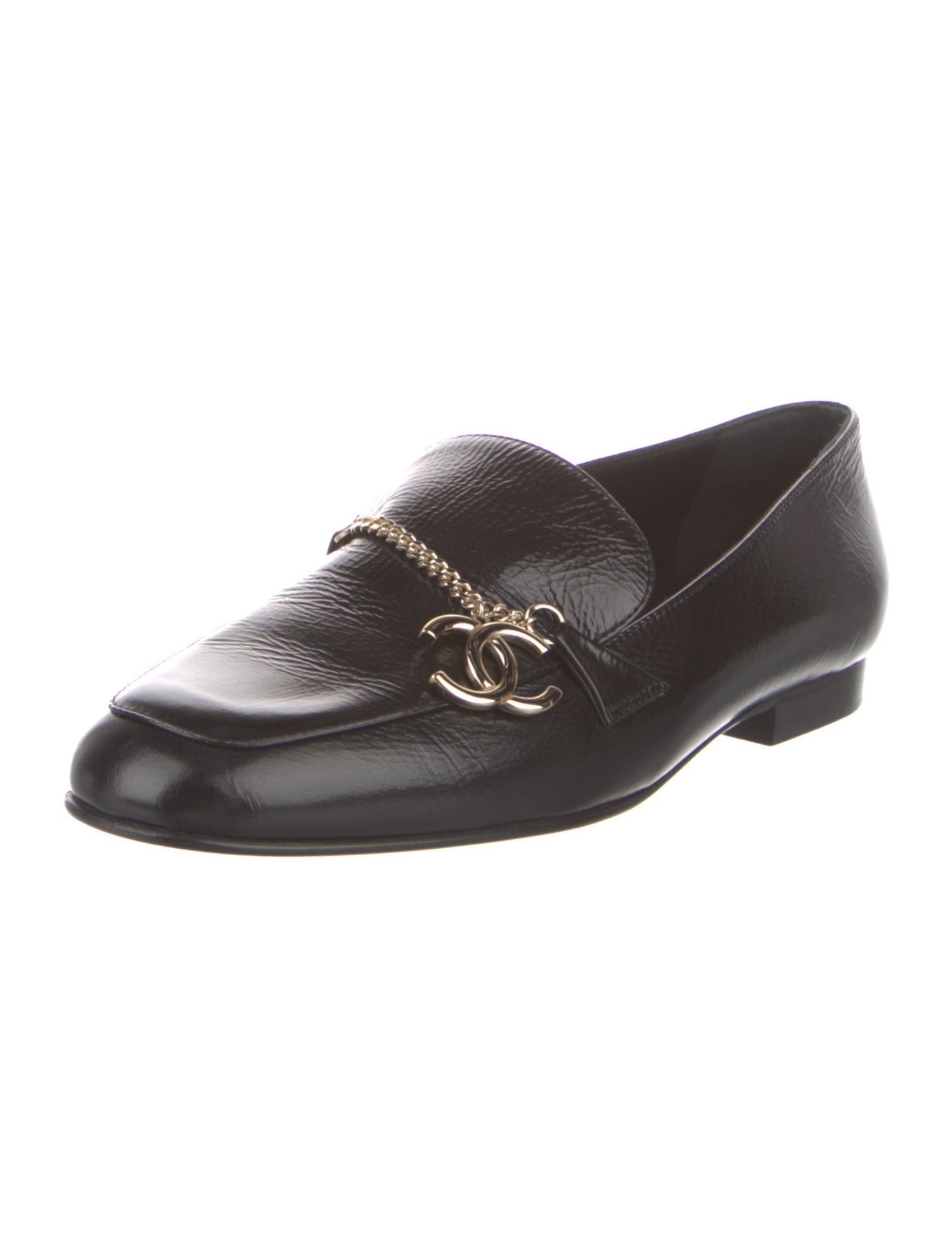 Chanel 2024 Interlocking CC Logo Loafers