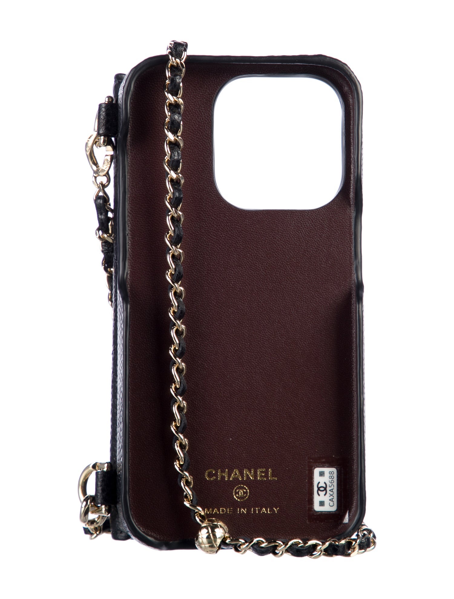 Chanel iPhone 13 Pro Pearl Crush Phone Case