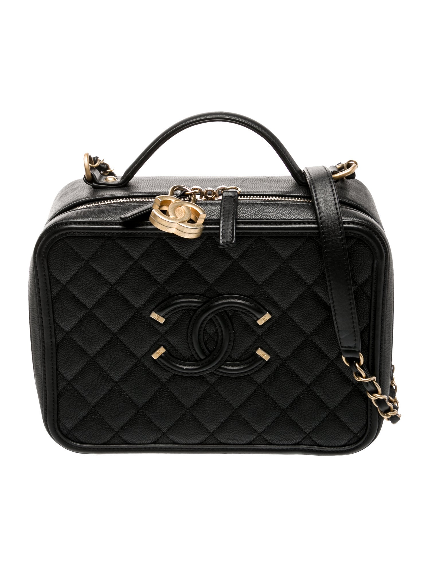 Chanel Large Filigree Vanity Case