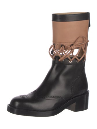 Chanel 2016 Interlocking CC Logo Boots