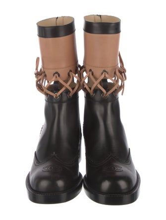 Chanel 2016 Interlocking CC Logo Boots