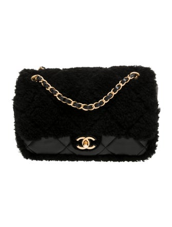 Chanel Medium Shearling Flap Bag w/ Tags