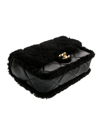 Chanel Medium Shearling Flap Bag w/ Tags