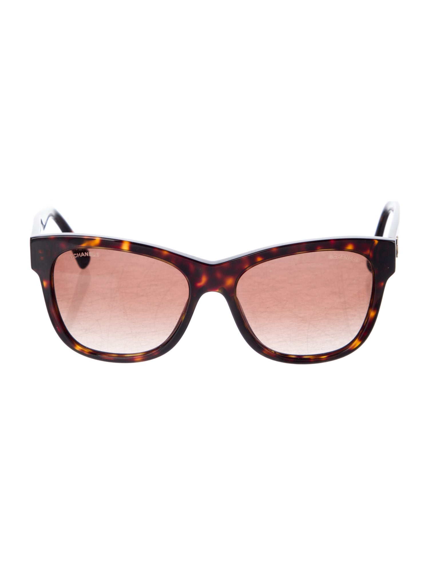 Chanel Interlocking CC Logo Cat-Eye Sunglasses