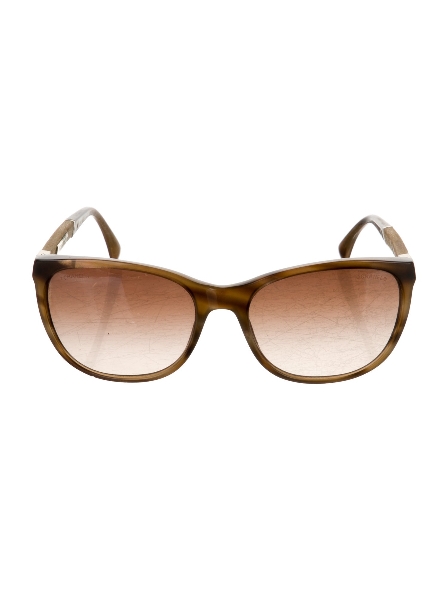 Chanel Interlocking CC Logo Wayfarer Sunglasses