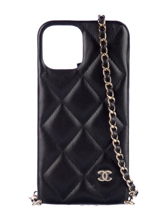 Chanel Camellia iPhone 12 Case w/ Chain