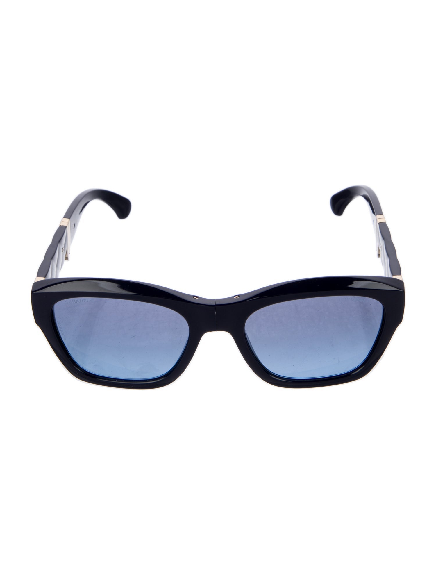 Chanel Interlocking CC Logo Wayfarer Sunglasses