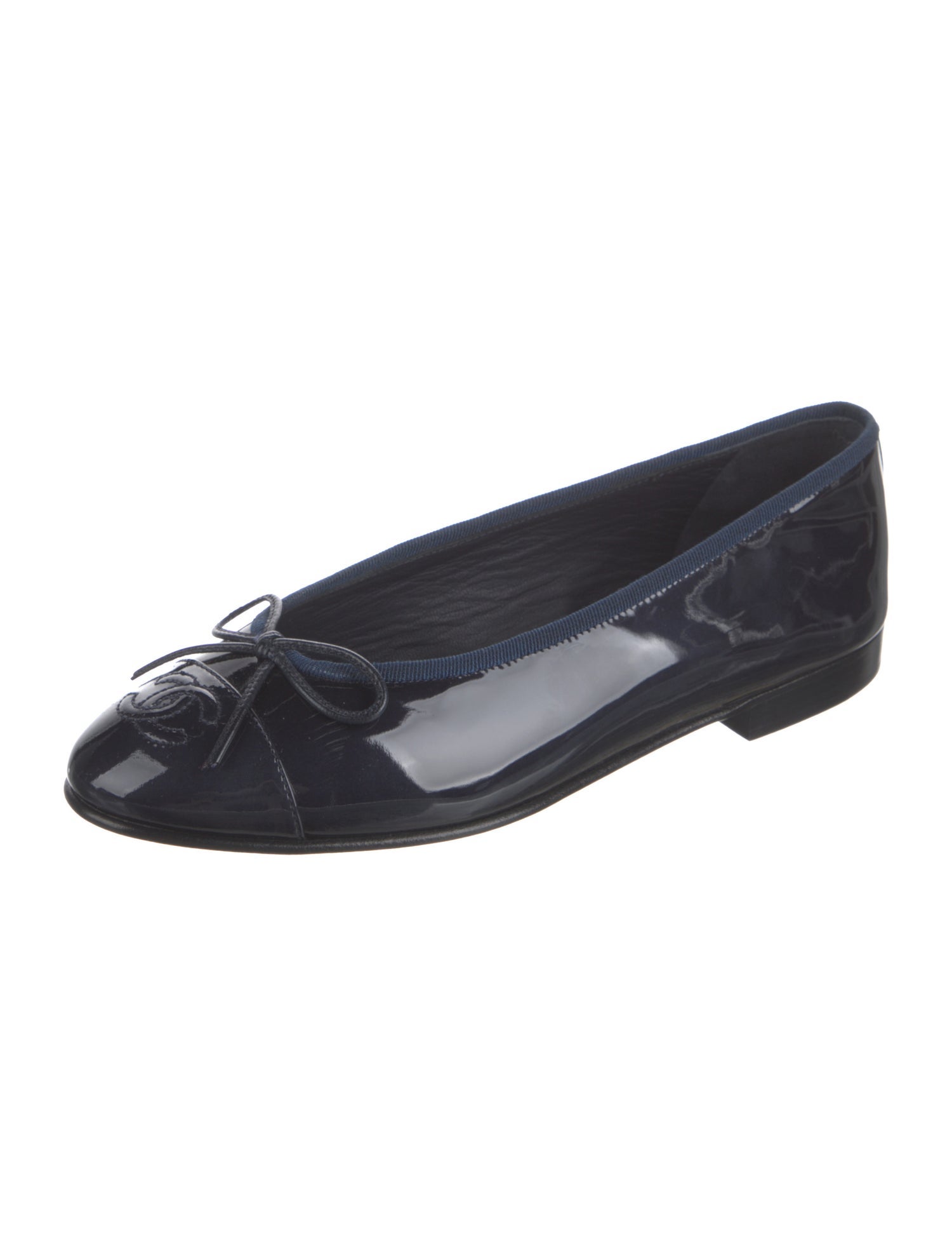 Chanel Patent Leather Ballet Flats