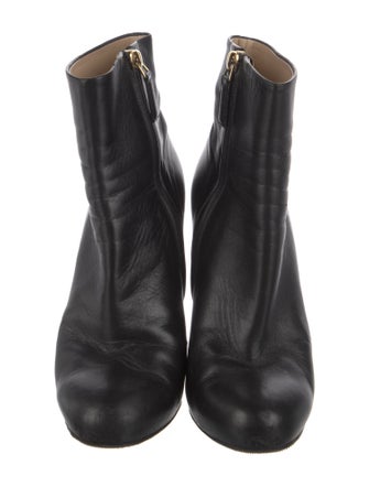 Chanel Interlocking CC Logo Leather Boots
