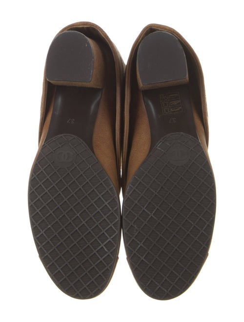 Chanel Interlocking CC Logo Leather Riding Boots