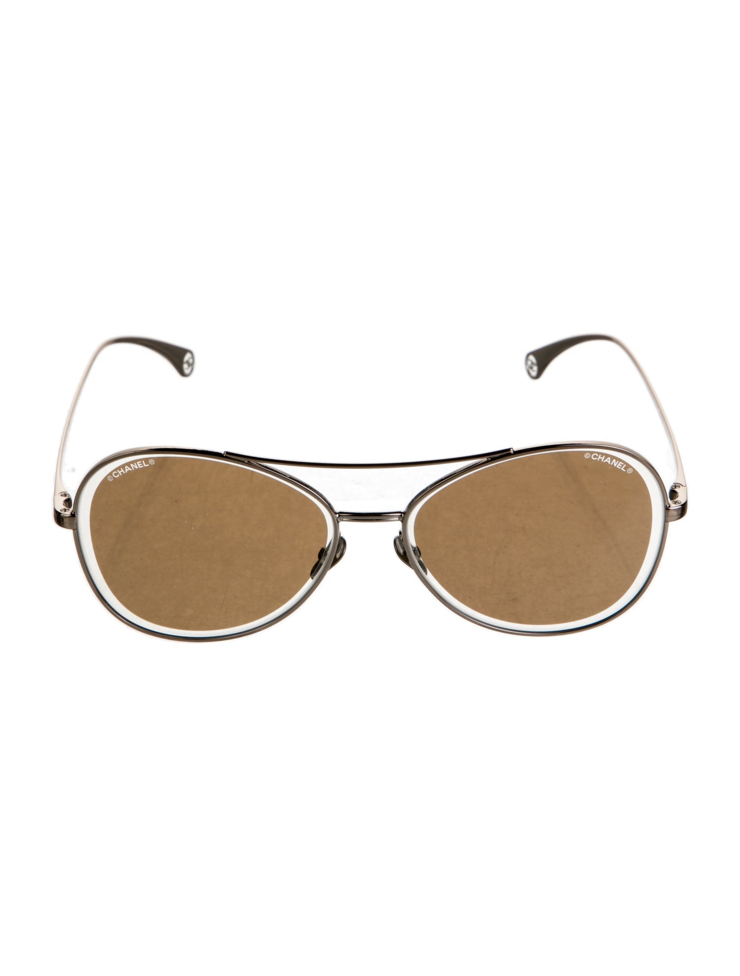 Chanel Aviator Mirrored Sunglasses