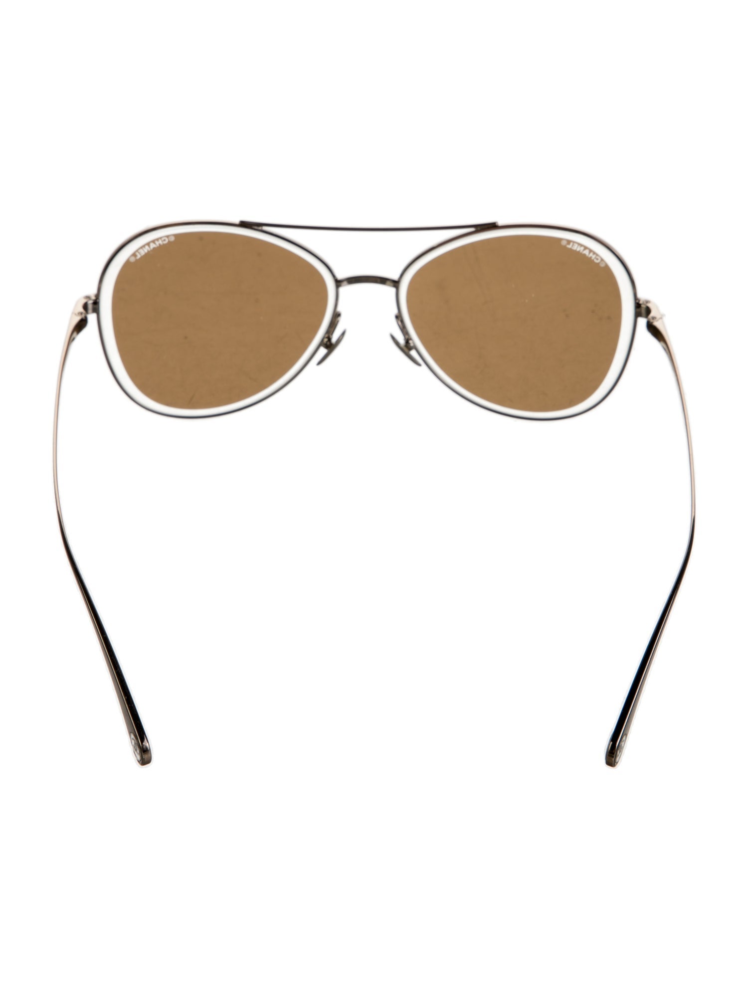 Chanel Aviator Mirrored Sunglasses