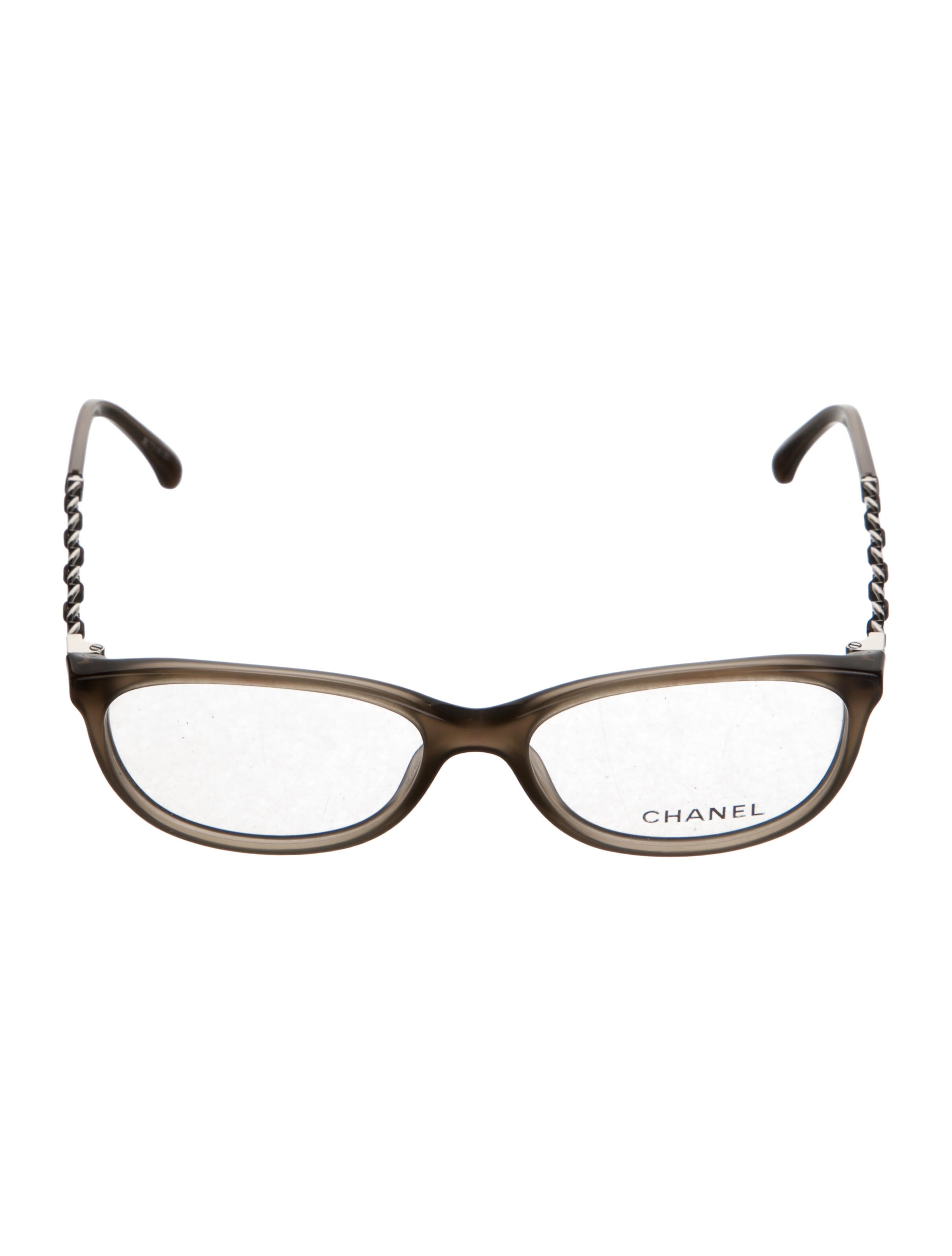 Chanel Chain-Link Accent Cat-Eye Eyeglasses