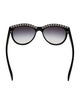 Chanel Faux Pearl Accents Cat-Eye Sunglasses