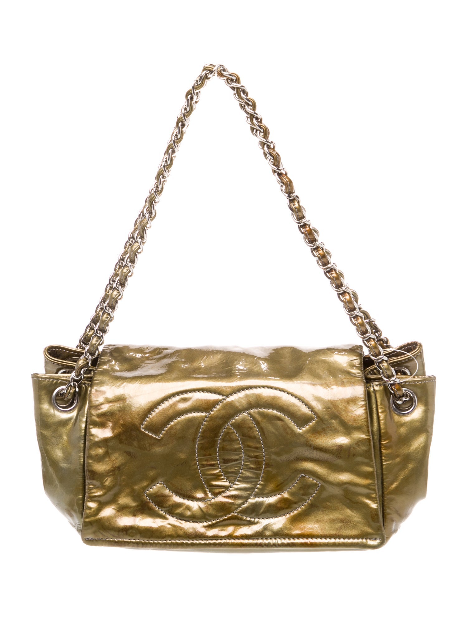 Chanel Patent Accordion Flap Bag