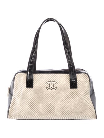 Chanel Quilted CC Bowling Bag
