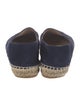 Chanel Interlocking CC Logo Suede Espadrilles